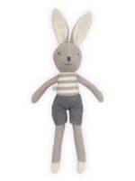 Jollein 037-001-65366 Stofftier Kuscheltier Hase Kaninchen Junge Joey grau 20 cm – Bild 6