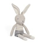 Jollein 037-001-65366 Stofftier Kuscheltier Hase Kaninchen Junge Joey grau 51 cm
