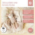 Bieco Kuscheltier Reh Ella mit Rassel | Baby Kuscheltier ab 0 Monate Stofftier Baby – Bild 7