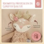 Bieco Kuscheltier Reh Ella mit Rassel | Baby Kuscheltier ab 0 Monate Stofftier Baby – Bild 4