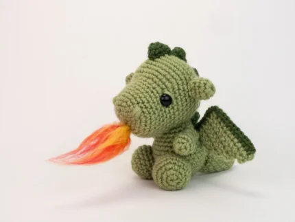 PATTERN: Desmond the Dragon - Crochet dragon pattern - amigurumi dragon pattern - dragon amigurumi - PDF crochet pattern
